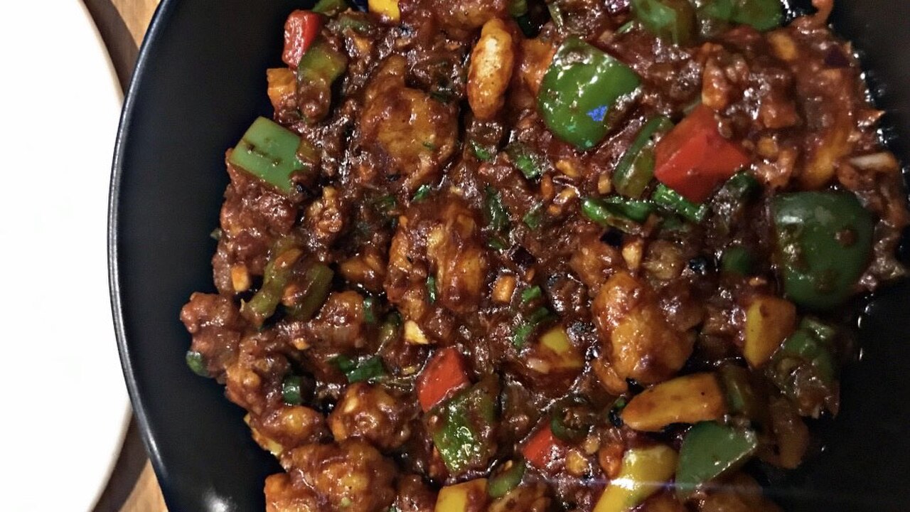 Prawn masala — South Indian coastal curry